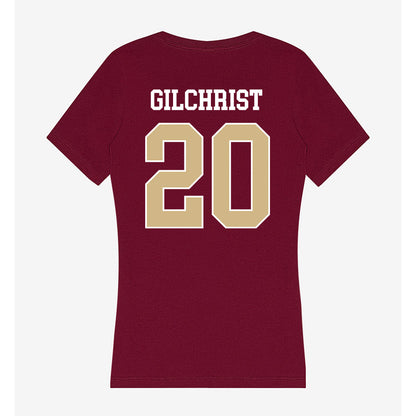 FSU - NCAA Women's Soccer : heather Gilchrist - Women's V-Neck T-Shirt-1
