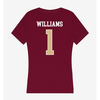 FSU - NCAA Baseball : Chase Williams - Women's V-Neck T-Shirt-1