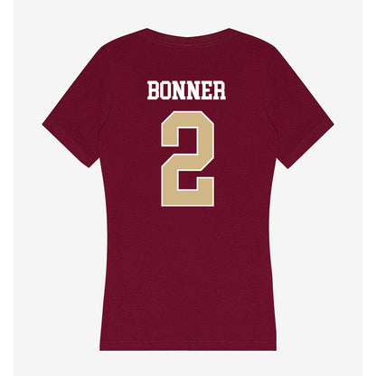 FSU - NCAA Women's Basketball : Amaya Bonner - Women's V-Neck T-Shirt-1