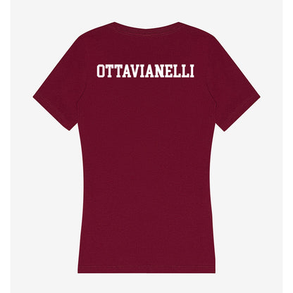 FSU - NCAA Women's Swimming & Diving : Arianna Ottavianelli - Women's V-Neck T-Shirt-1