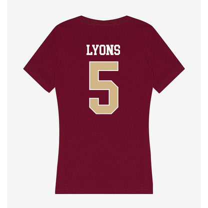 FSU - NCAA Football : Daniel Lyons - Women's V-Neck T-Shirt-1