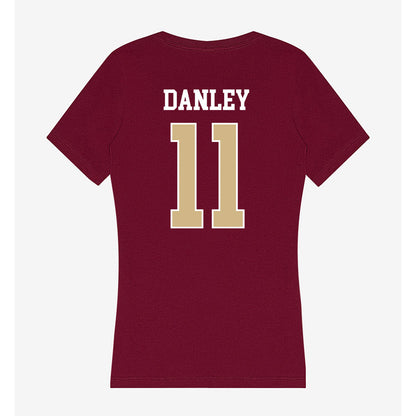 FSU - NCAA Softball : Ashtyn Danley - Women's V-Neck T-Shirt-1