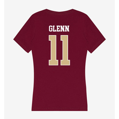 FSU - NCAA Football : Brock Glenn - Women's V-Neck T-Shirt-1