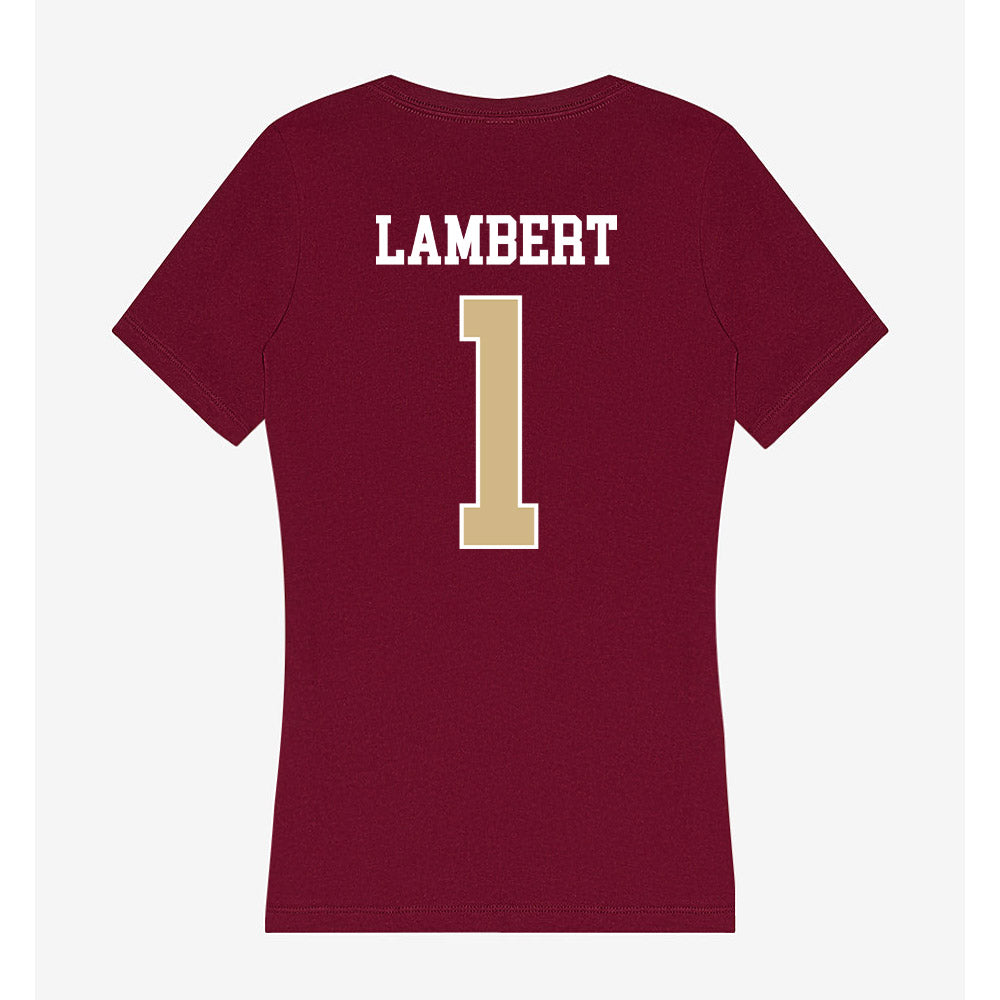 FSU - NCAA Women's Volleyball : ava Lambert - Women's V-Neck T-Shirt-1