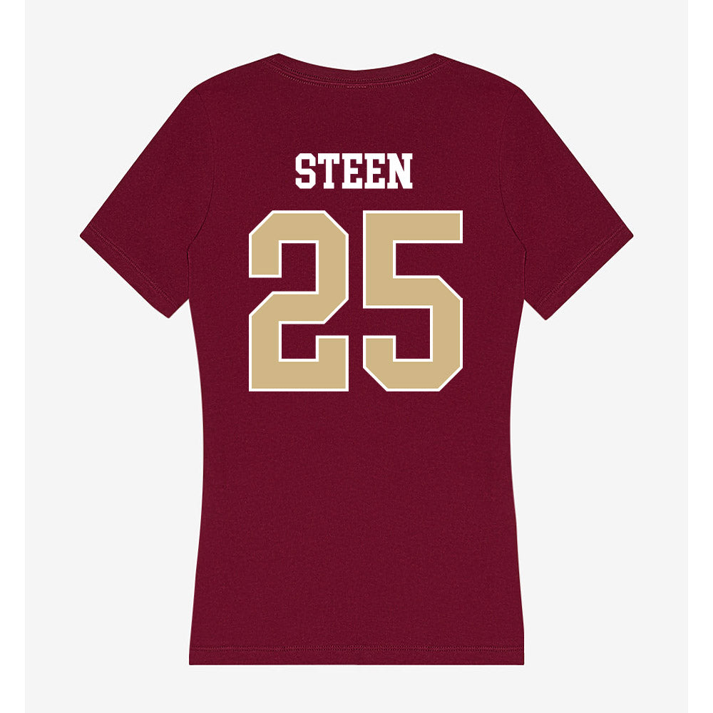 FSU - NCAA Men's Basketball : Alex Steen - Women's V-Neck T-Shirt-1