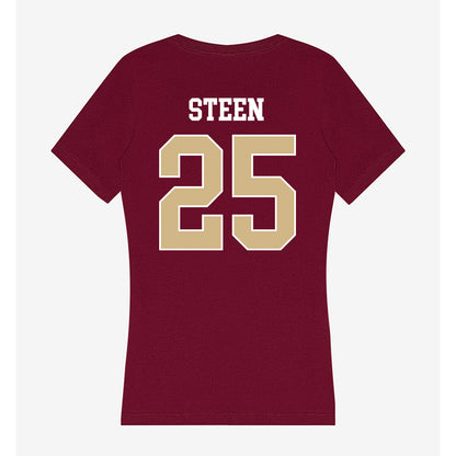 FSU - NCAA Men's Basketball : Alex Steen - Women's V-Neck T-Shirt-1