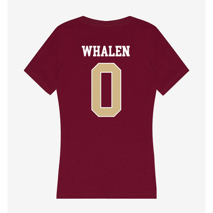 FSU - NCAA Women's Volleyball : Payton Whalen - Women's V-Neck T-Shirt-1