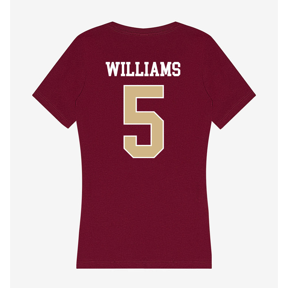 FSU - NCAA Football : Roydell Williams - Women's V-Neck T-Shirt-1