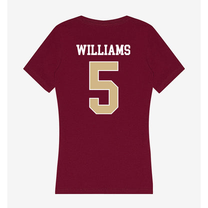 FSU - NCAA Football : Roydell Williams - Women's V-Neck T-Shirt-1