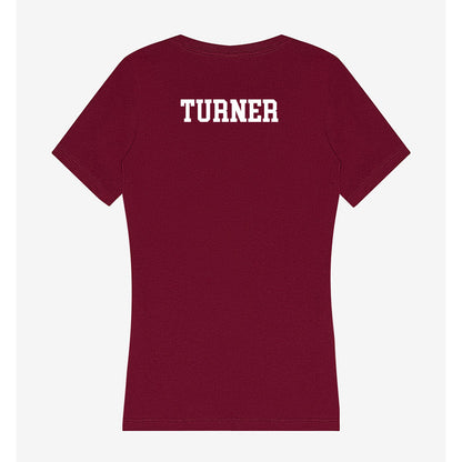 FSU - NCAA Men's Swimming & Diving : Noah Turner - Women's V-Neck T-Shirt-1
