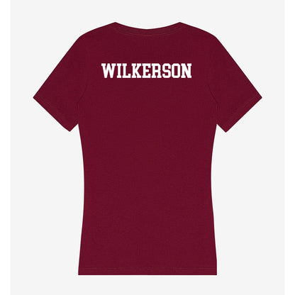 FSU - NCAA Men's Track & Field : British Wilkerson - Women's V-Neck T-Shirt-1