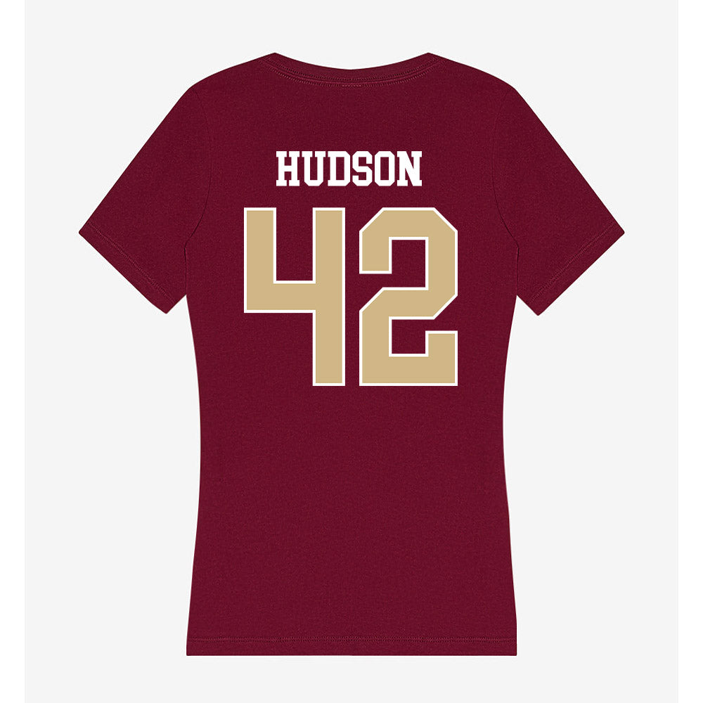 FSU - NCAA Women's Soccer : Wrianna Hudson - Women's V-Neck T-Shirt-1