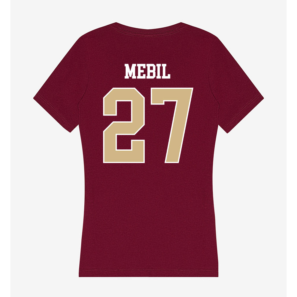 FSU - NCAA Baseball : Kevin Mebil - Women's V-Neck T-Shirt-1