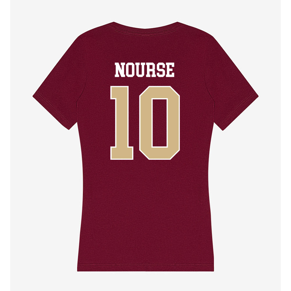 FSU - NCAA Women's Soccer : Peyton Nourse - Women's V-Neck T-Shirt-1