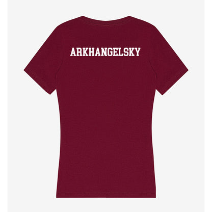 FSU - NCAA Men's Swimming & Diving : Michel Arkhangelsky - Women's V-Neck T-Shirt-1