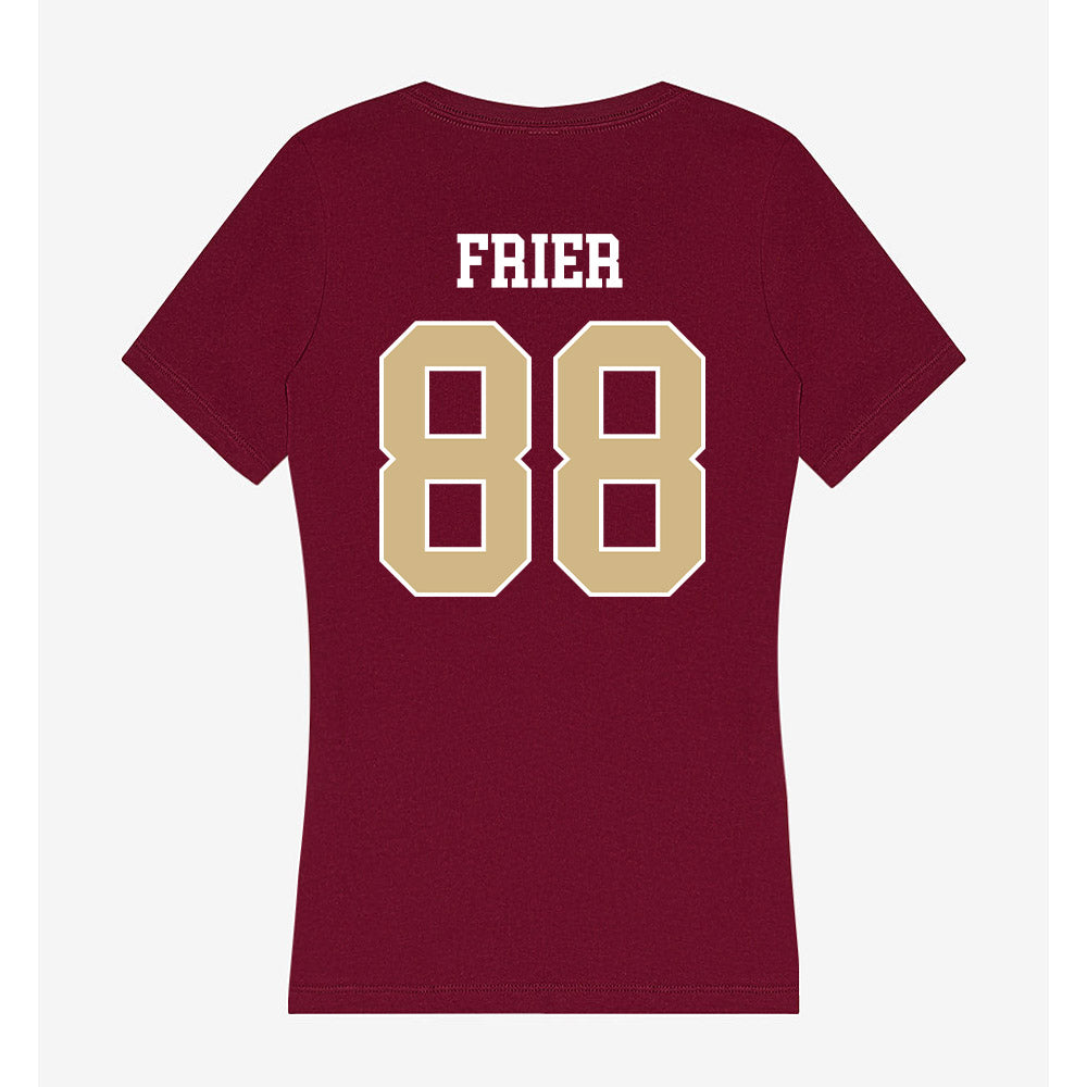 FSU - NCAA Football : Camdon Frier - Women's V-Neck T-Shirt-1