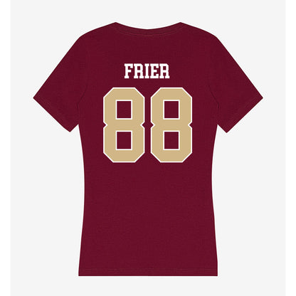 FSU - NCAA Football : Camdon Frier - Women's V-Neck T-Shirt-1