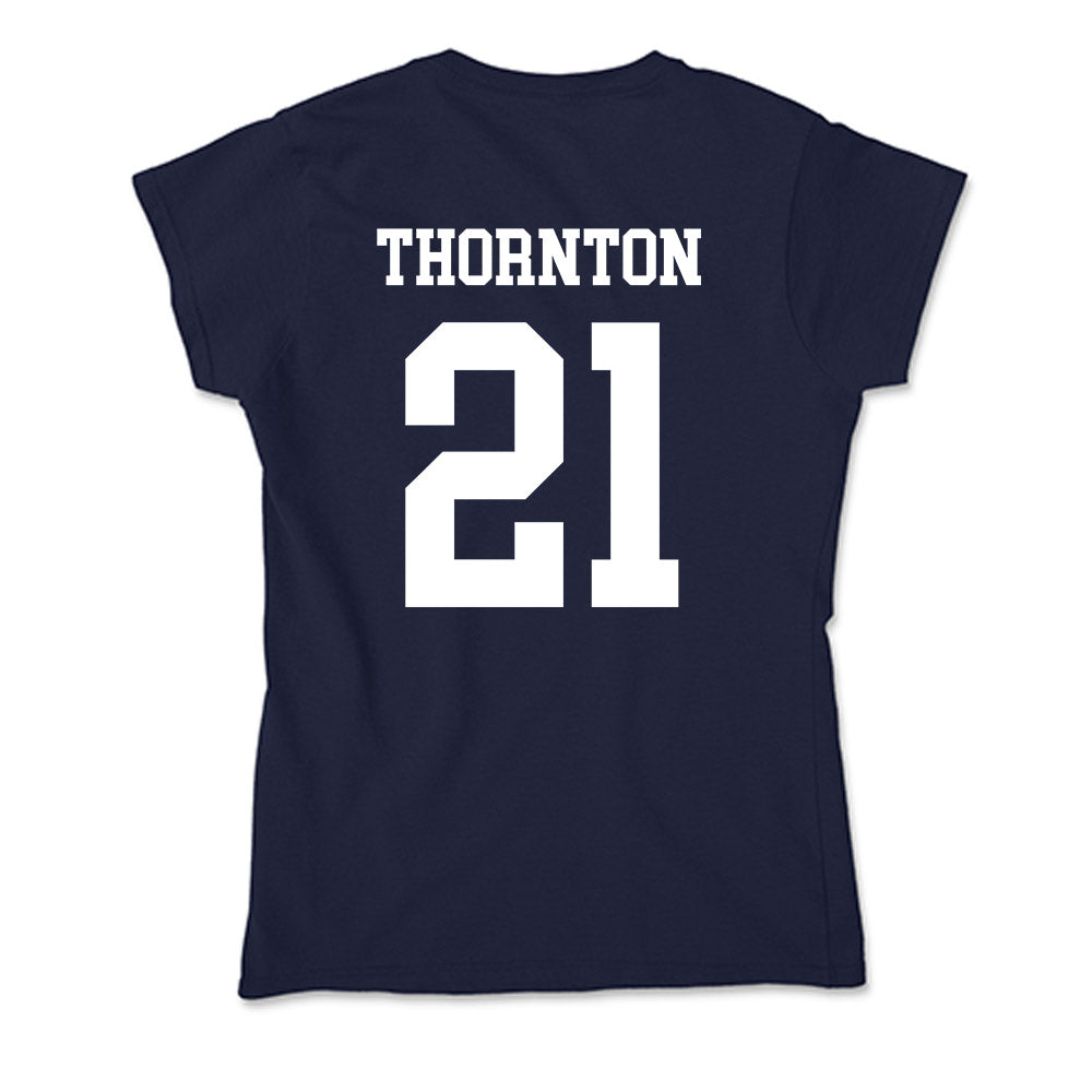 Samford - NCAA Football : Malik Thornton - Soft Style Women’s T-Shirt-1