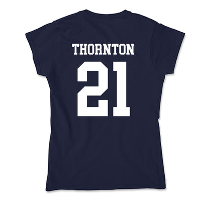 Samford - NCAA Football : Malik Thornton - Soft Style Women’s T-Shirt-1