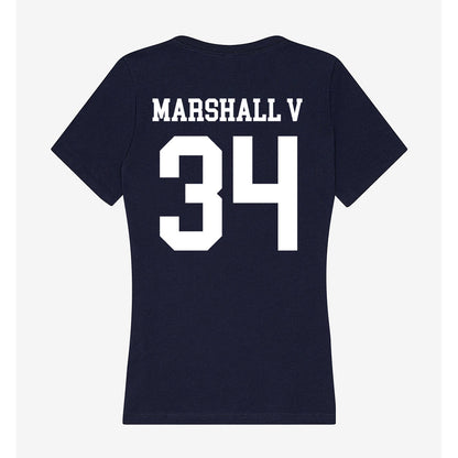 Samford - NCAA Baseball : Everett Marshall V - Women's V-Neck T-Shirt-1