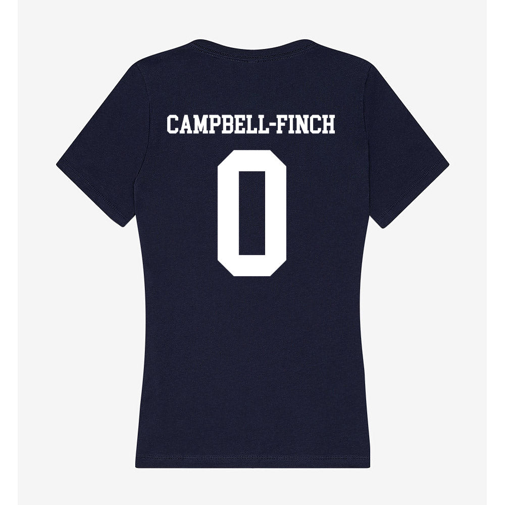Samford - NCAA Men's Basketball : Isaiah Campbell-Finch - Women's V-Neck T-Shirt-1