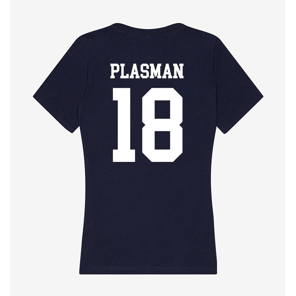 Samford - NCAA Women's Volleyball : Sophia Plasman - Women's V-Neck T-Shirt-1