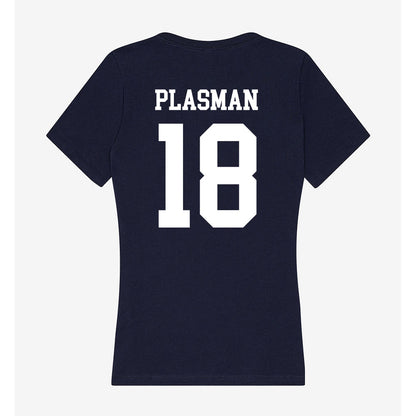 Samford - NCAA Women's Volleyball : Sophia Plasman - Women's V-Neck T-Shirt-1