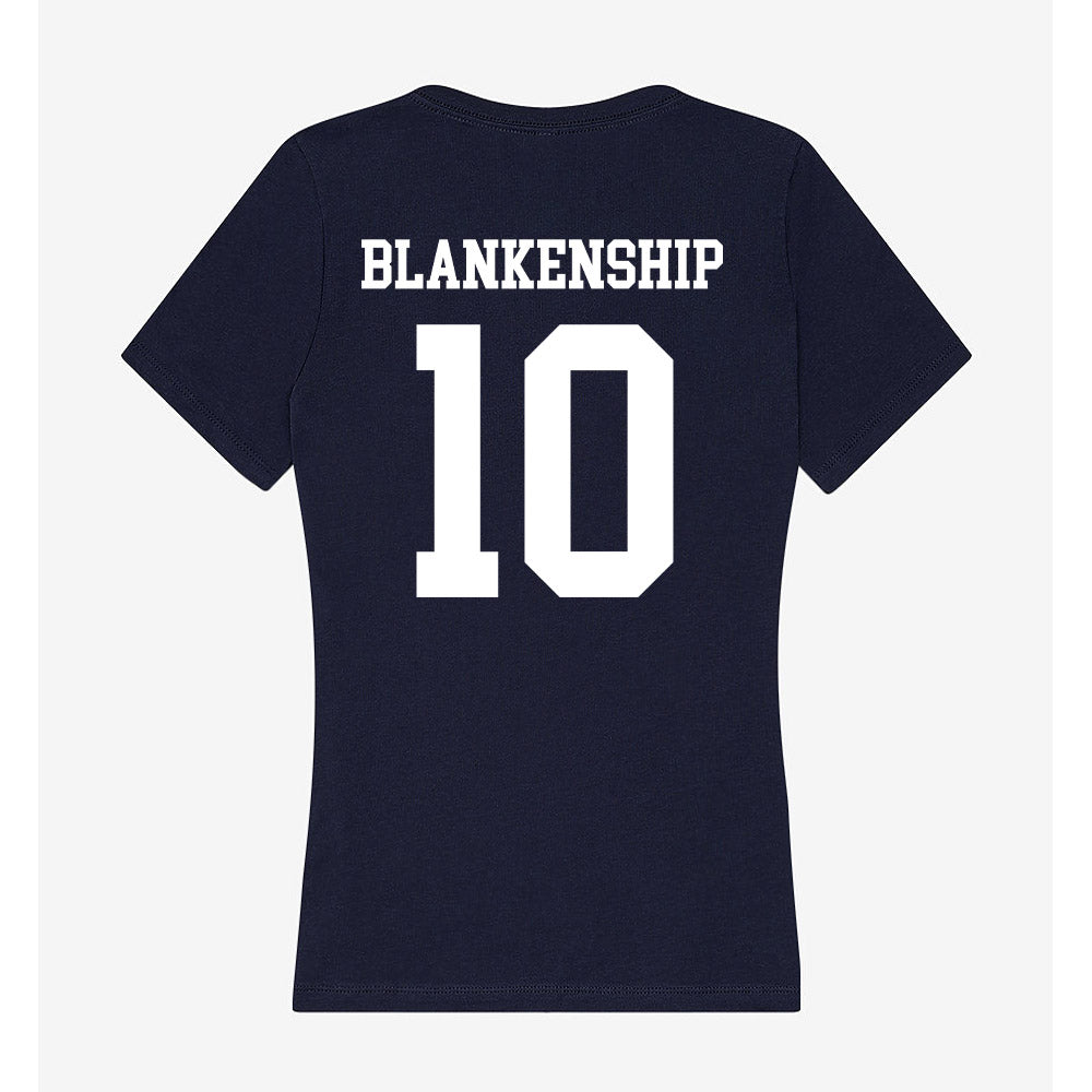 Samford - NCAA Women's Basketball : Aubrey Blankenship - Women's V-Neck T-Shirt-1