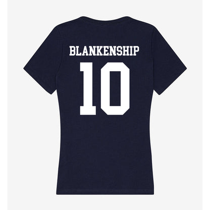 Samford - NCAA Women's Basketball : Aubrey Blankenship - Women's V-Neck T-Shirt-1