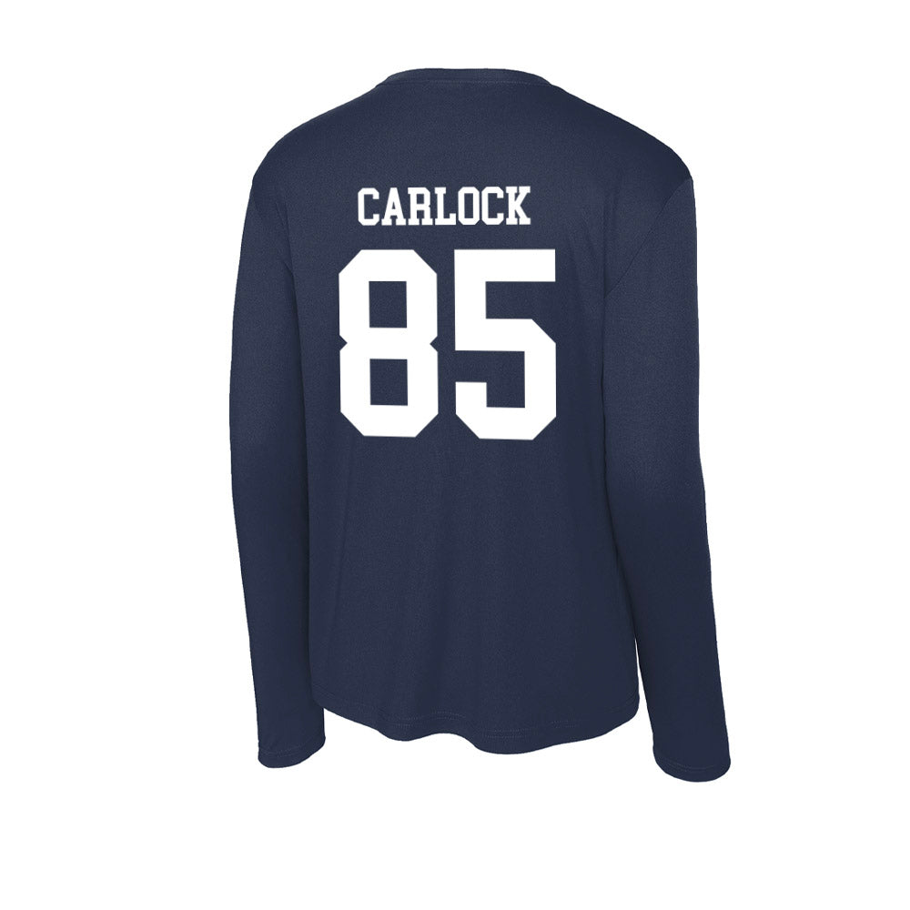 Samford - NCAA Football : Wesley Carlock - Activewear Long Sleeve T-Shirt-1