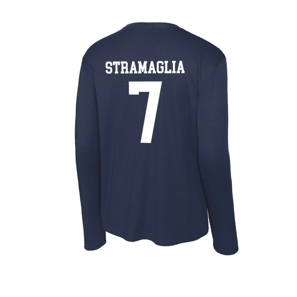 Samford - NCAA Men's Basketball : Paul Stramaglia - Activewear Long Sleeve T-Shirt-1
