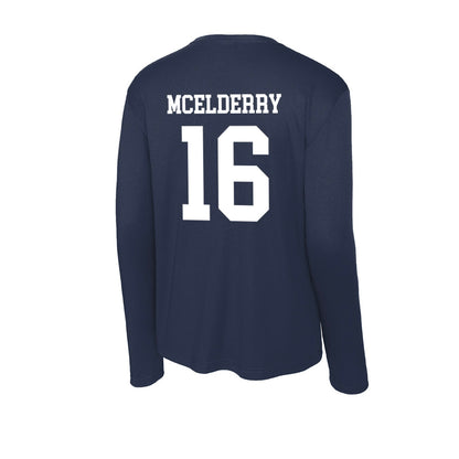 Samford - NCAA Women's Soccer : Brigid McElderry - Activewear Long Sleeve T-Shirt-1