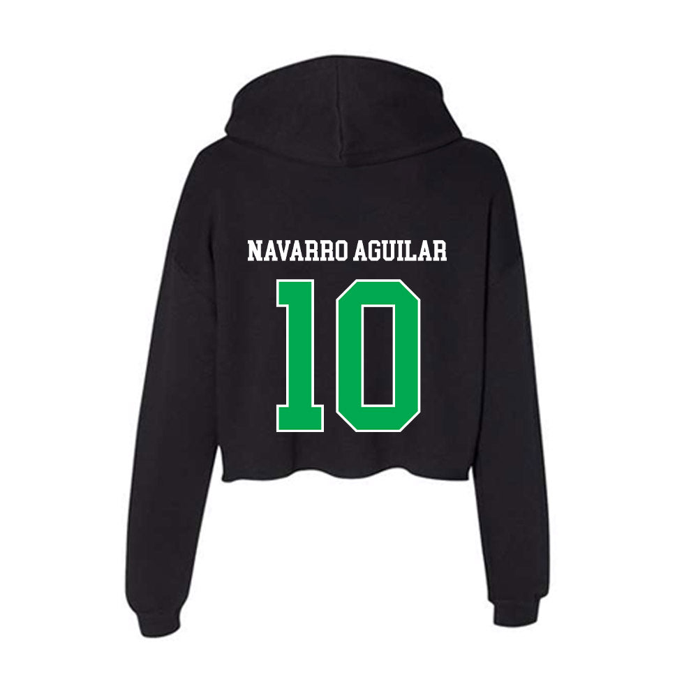 Marshall - NCAA Women's Soccer : Nicole Navarro Aguilar - Women's Crop Fleece Hoodie-1
