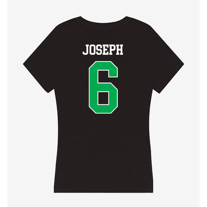 Marshall - NCAA Men's Basketball : Landen Joseph - Women's V-Neck T-Shirt-1