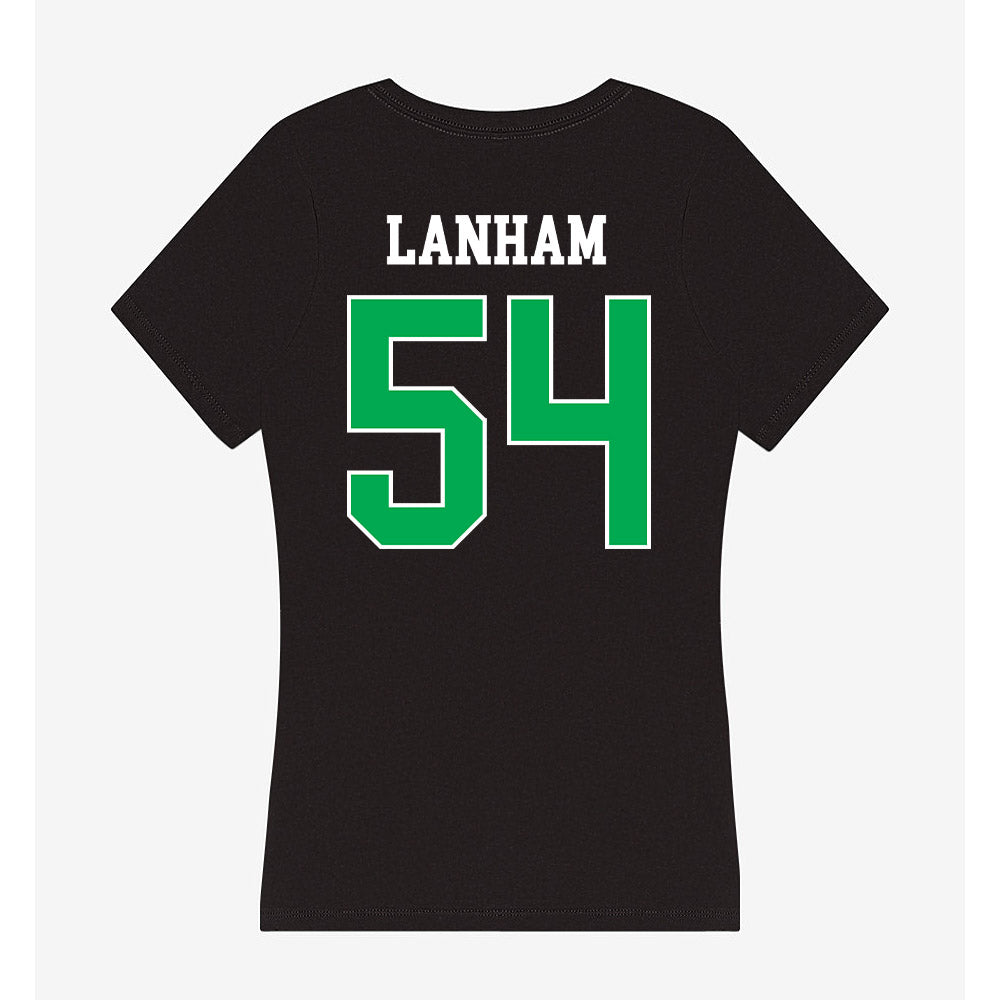 Marshall - NCAA Football : Drake Lanham - Women's V-Neck T-Shirt-1