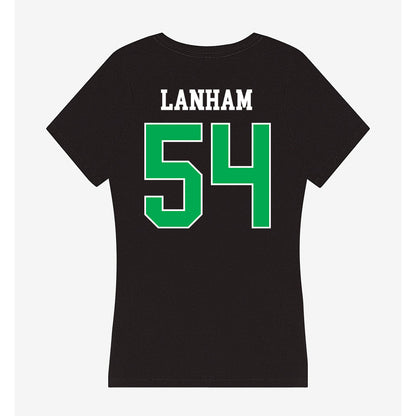 Marshall - NCAA Football : Drake Lanham - Women's V-Neck T-Shirt-1