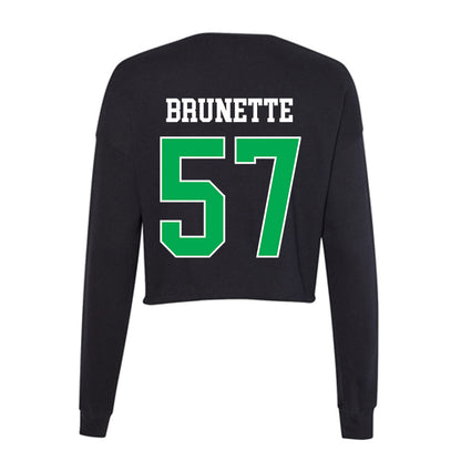 Marshall - NCAA Baseball : Brandon Brunette - Women's Cropped Crew Fleece-1