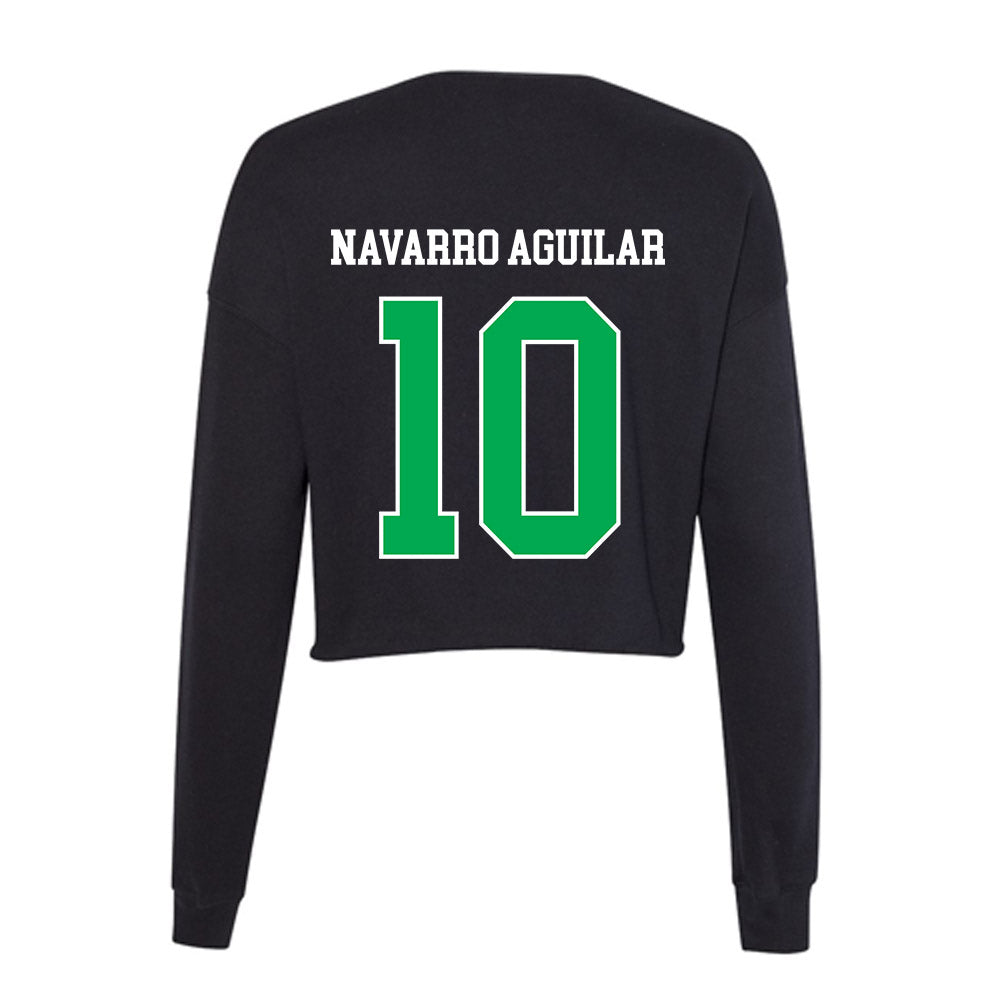 Marshall - NCAA Women's Soccer : Nicole Navarro Aguilar - Women's Cropped Crew Fleece-1