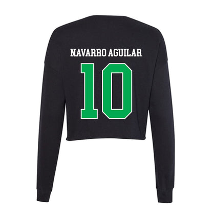 Marshall - NCAA Women's Soccer : Nicole Navarro Aguilar - Women's Cropped Crew Fleece-1
