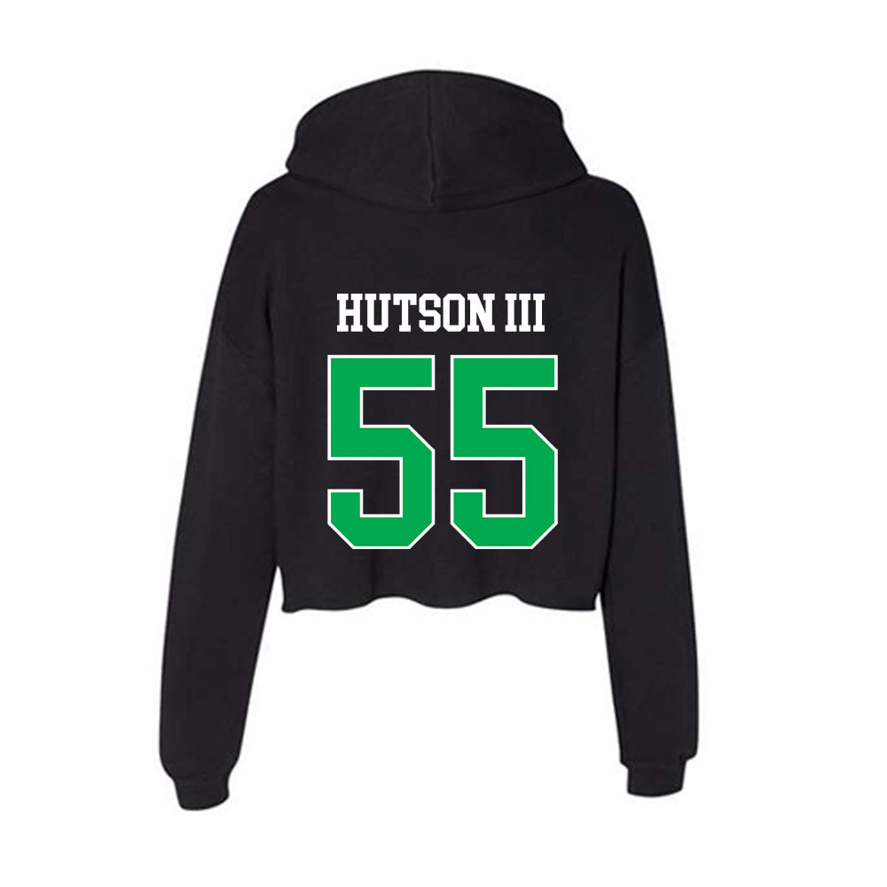 Marshall - NCAA Football : Paul Hutson III - Women's Crop Fleece Hoodie-1