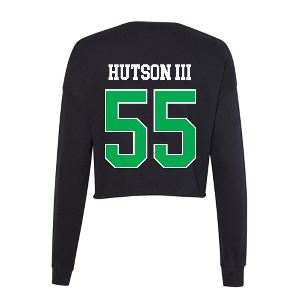 Marshall - NCAA Football : Paul Hutson III - Women's Cropped Crew Fleece-1