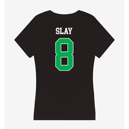 Marshall - NCAA Men's Basketball : Bryce Slay - Women's V-Neck T-Shirt-1