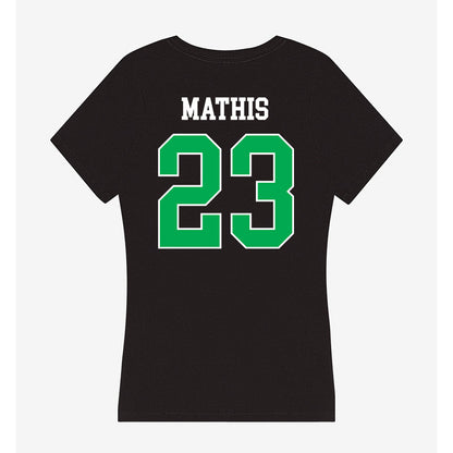Marshall - NCAA Football : Tony Mathis - Women's V-Neck T-Shirt-1