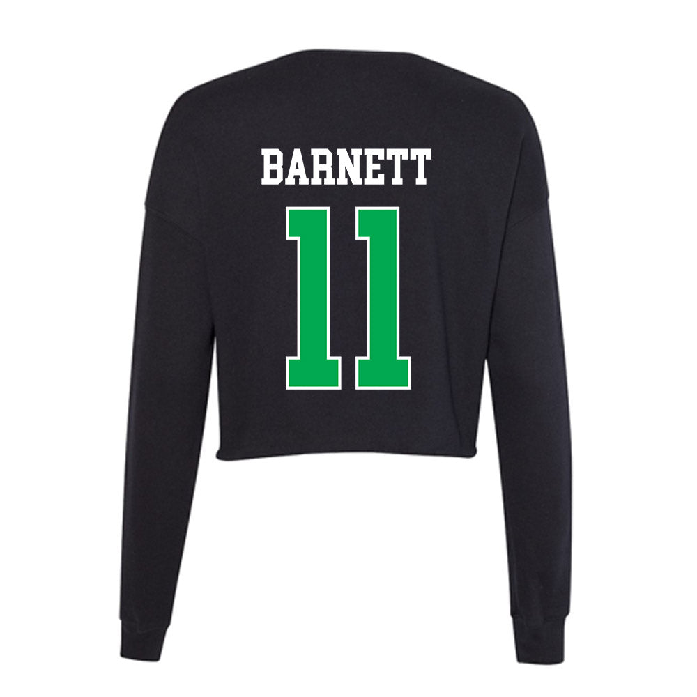 Marshall - NCAA Women's Volleyball : Emma Barnett - Women's Cropped Crew Fleece-1
