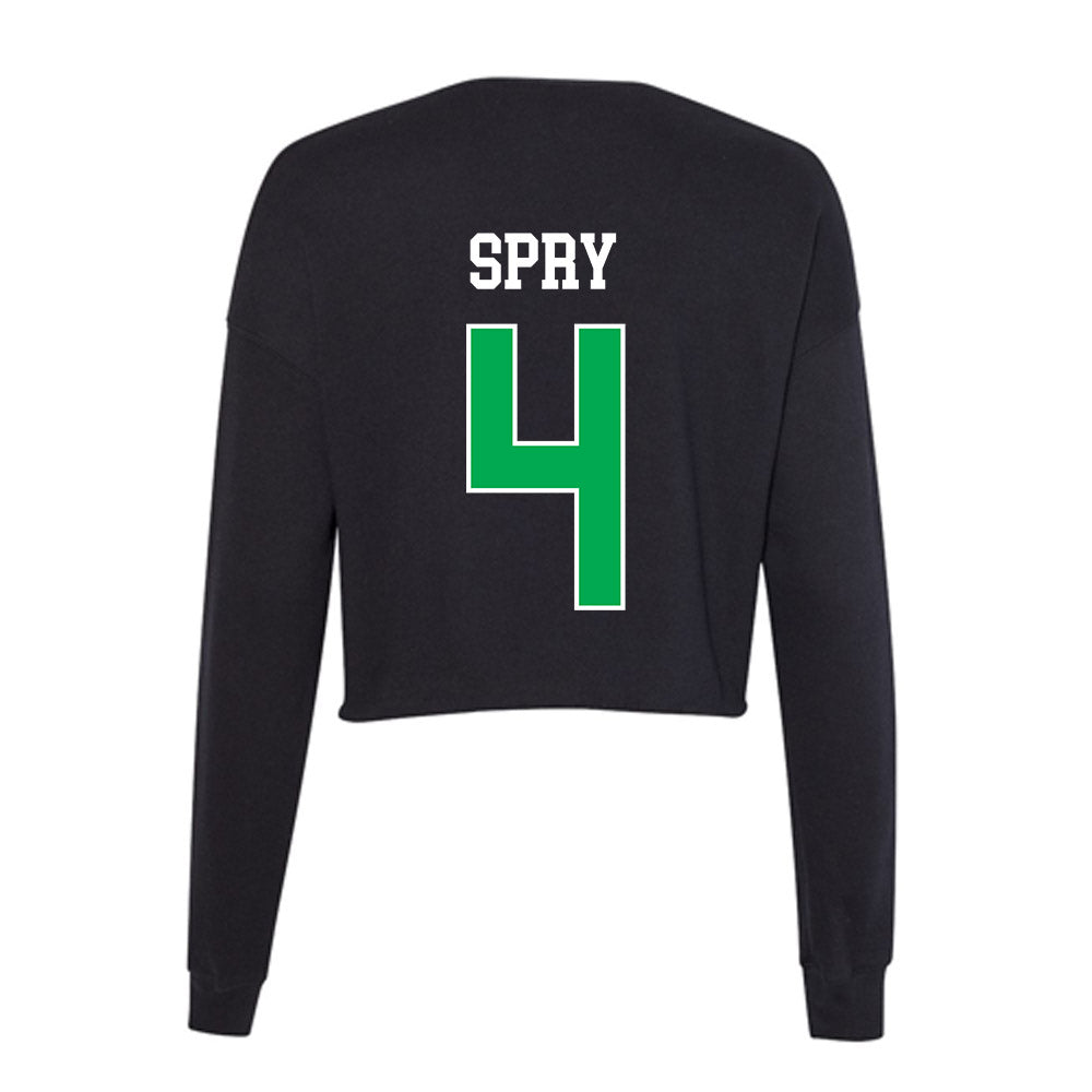 Marshall - NCAA Softball : Kate Spry - Women's Cropped Crew Fleece-1