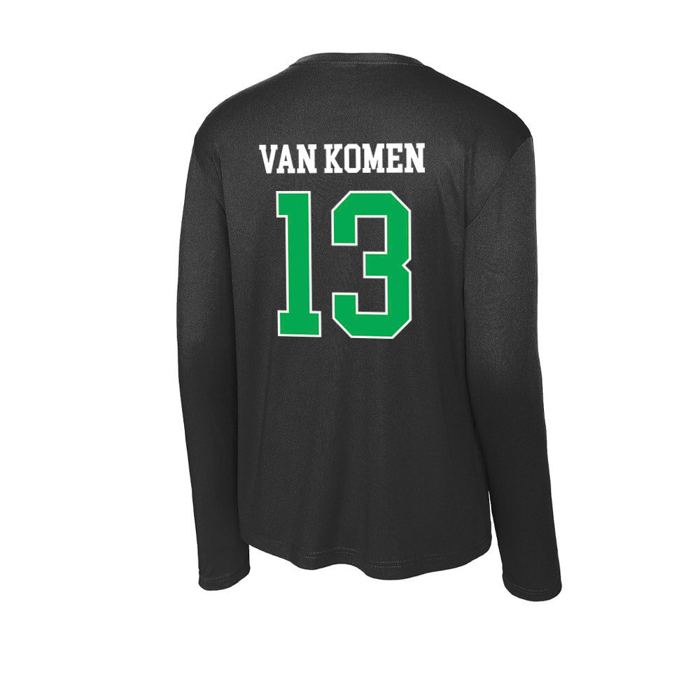 Marshall - NCAA Men's Basketball : Matthew Van Komen - Activewear Long Sleeve T-Shirt-1