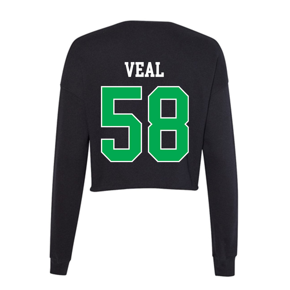 Marshall - NCAA Softball : Maddie Veal - Women's Cropped Crew Fleece-1