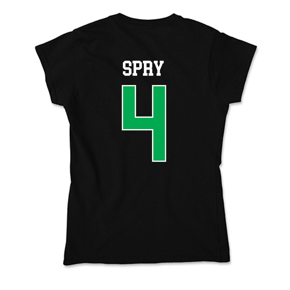 Marshall - NCAA Softball : Kate Spry - Soft Style Women’s T-Shirt-1