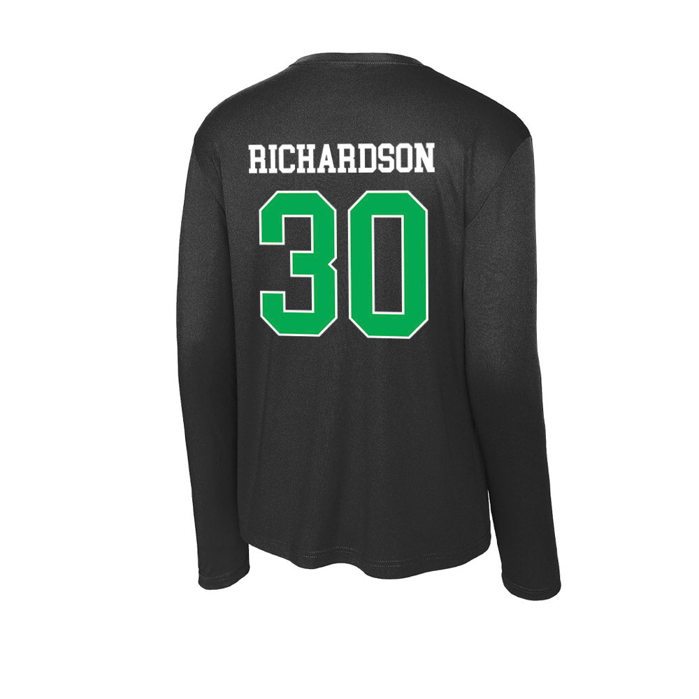 Marshall - NCAA Baseball : Hunter Richardson - Activewear Long Sleeve T-Shirt-1