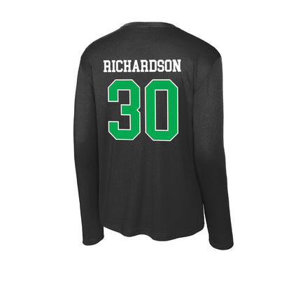 Marshall - NCAA Baseball : Hunter Richardson - Activewear Long Sleeve T-Shirt-1